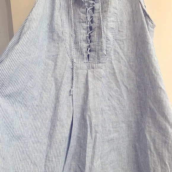 Blue & White Striped tunic/dress - Picture 2 of 6